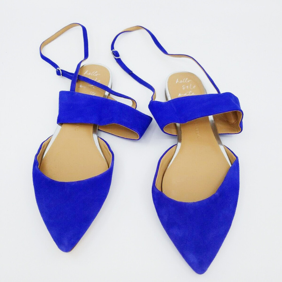 Banana Republic Shoes - Banana Republic Womens Abilene Neon Cobalt Velvet